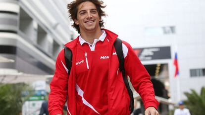 Roberto Merhi el pasado 10 de octubre durante el gran premio de Rusia.