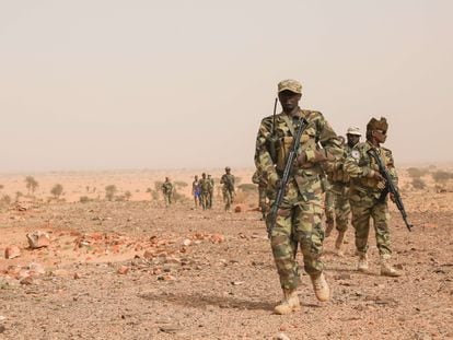 Militares en Burkina Faso en una imagen de 2019.