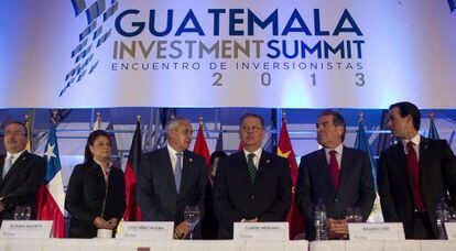 Inauguraci&oacute;n del Investment Summit Guatemala 2013 este jueves.