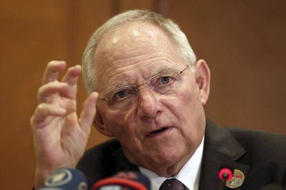 Wolfgang Sch&auml;uble, ministro alem&aacute;n de Finanzas