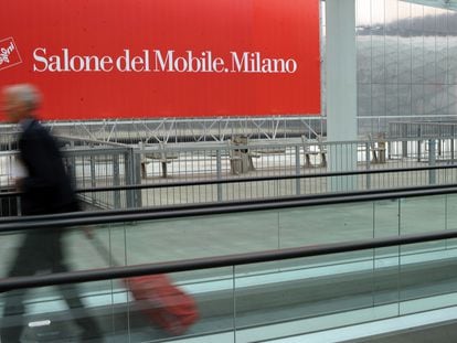 Una instantánea de la edición de 2014 del Salone del Mobile de Milán.