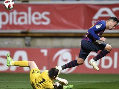 Munir, en el Cultural Leonesa-Barça.