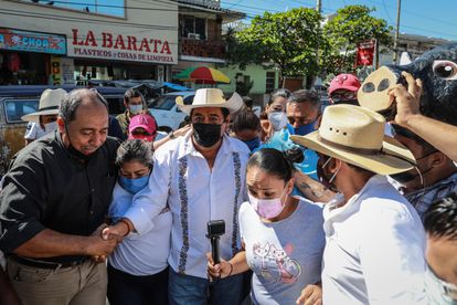 Elecciones Mexico 2021 Salgado Macedonio Desafia Al Ine Con Un Acto De Campana No Me Pueden Quitar El Derecho De Votar Y Ser Votado El Pais Mexico