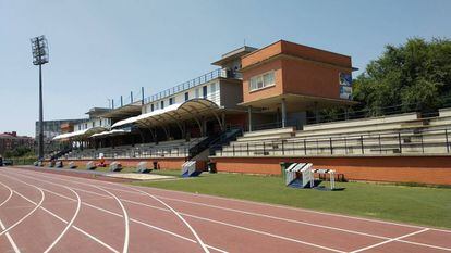 La pista de Getafe en la que correrá Hortelano el miércoles.