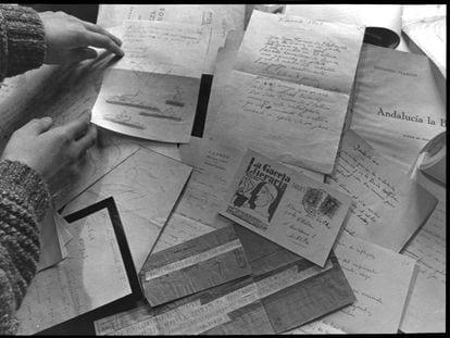 Varias cartas en la Casa-Museo de Federico García Lorca. / CHARO VALENZUELA