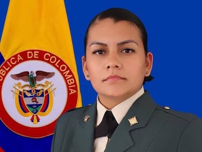 La sargento colombiana secuestrada, Ghislaine Karina Ramírez.