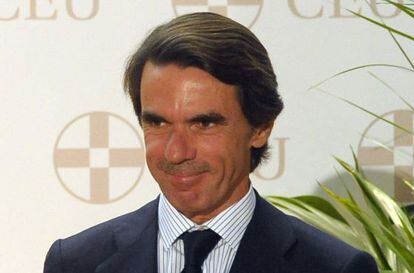 El expresidente del Gobierno, José María Aznar.