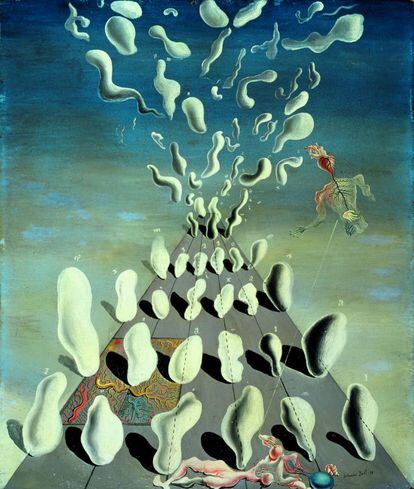'Carne de gallina inaugural' (1928) una de las obras que pueden verse en esta muestra comisariada por Montse Aguer, responsable de la Fundación Gala-Dalí.