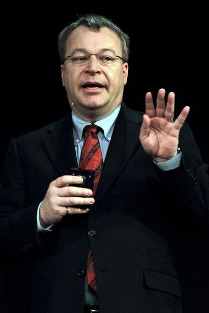 Stephen Elop, en Barcelona.