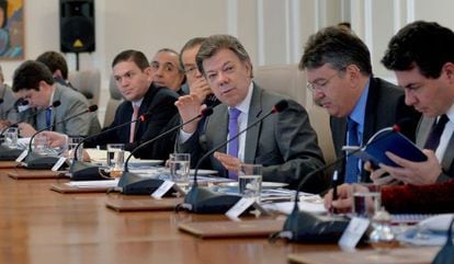 Consejo de ministros este lunes en Bogotá.