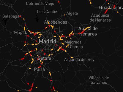 Tramo a tramo: el mapa de los puntos más peligrosos por alcohol y drogas en las carreteras españolas