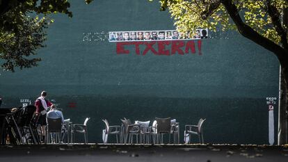 Vista de un fronton de Hernani.