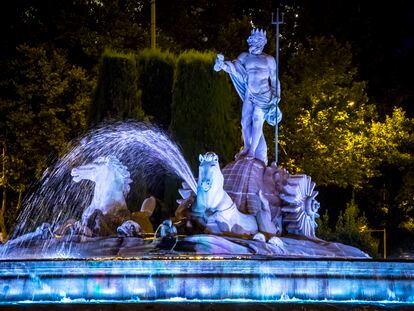 La Fuente de Neptuno, en Madrid.