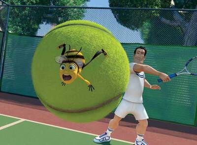 Fotograma de la película de animación <i>Bee movie</i>.