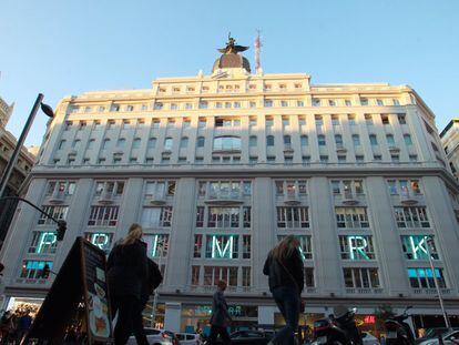 Tienda de Primark en Gran Vía, en el centro de Madrid.