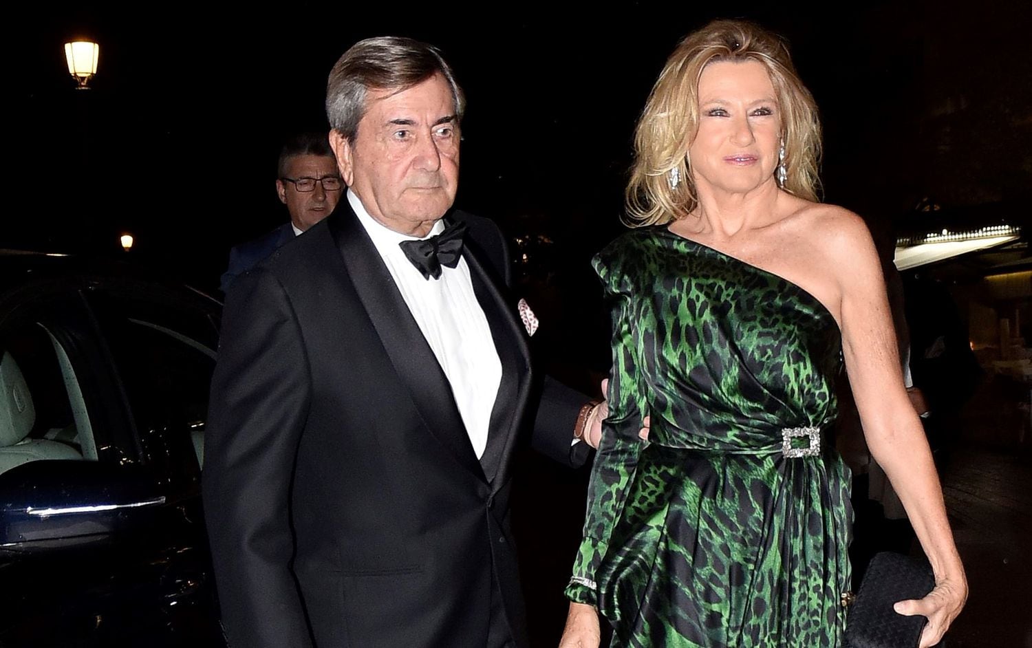 Miriam Lapique con su esposo, Alfonso Cortina, en Madrid en octubre de 2019.