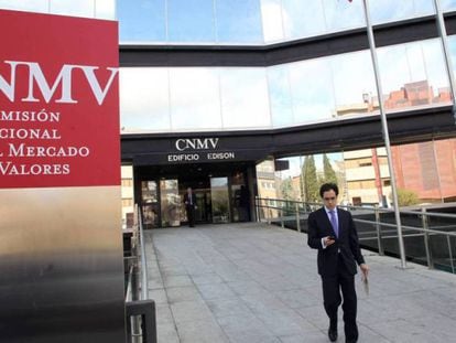 Imagen de archivo de la sede de la CNMV, Madrid. 