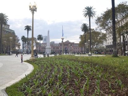 La Plaza de Mayo de Buenos Aires, tras la remodelación.