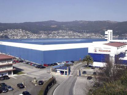 Vista de la sede central de Pescanova en Chapela, Pontevedra.