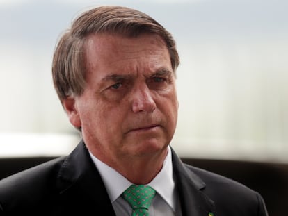 El presidente de Brasil, Jair Bolsonaro, este 9 de marzo.