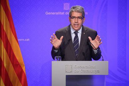 Francesc Homs, portavoz de Gobierno catalán.