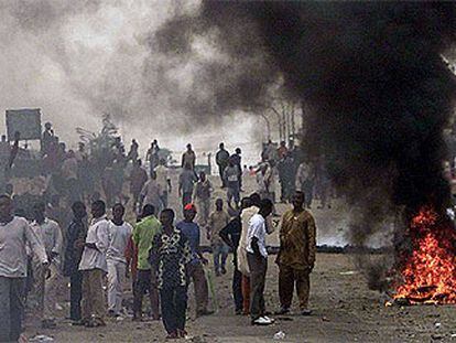 Una huelga violenta aguarda a Bush en Nigeria