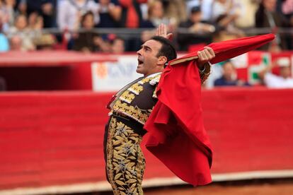 Enrique Ponce, en la plaza Monumental de M&eacute;xico el pasado 4 de febrero