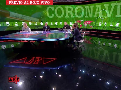 Imagen de 'Al rojo vivo', programa conducido por Ferreras, este lunes.
