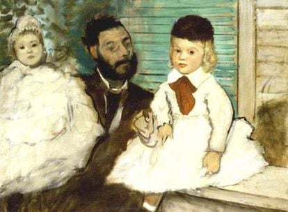 <i>Count Lepic and his Daughters</i>, de Edgar Degas (1871)