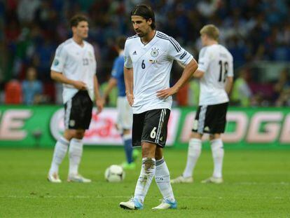 Khedira, durante la semifinal de la Eurocopa ante Italia