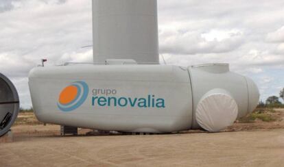 Parque eólico de Renovalia ‘La Muñeca’ en Palencia (Castilla y León).