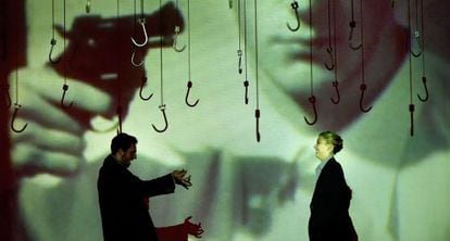 Un momento de 'Esto es teatro como era de esperar y prever', de Jan Fabre.