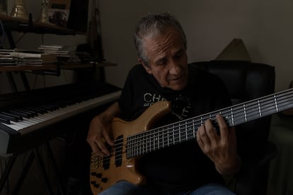 Jorge Alarcón, exbajista de la banda Tequila, que tocó en el festival de Avándaro.