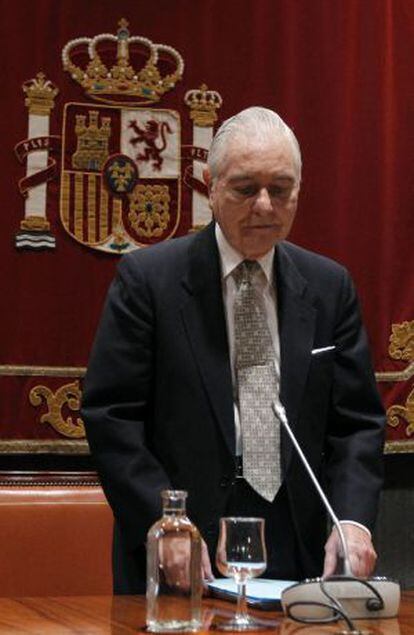 Carlos Dívar, el pasado día 31 de mayo.