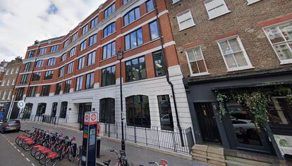 Inmueble en el 33 de Foley Street en Londres, en una imagen de Google Street View.