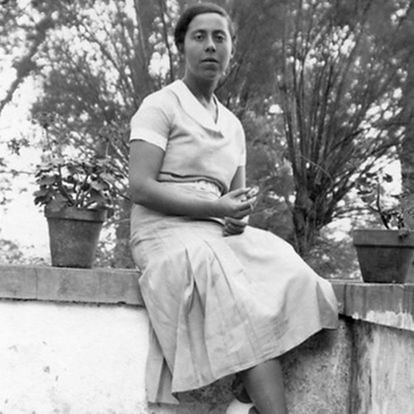 La escritora Irène Némirovsky, en Urrugne (Francia) en los años treinta.