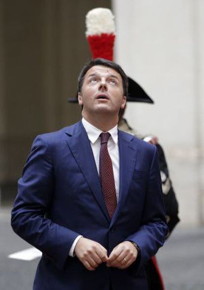 Matteo Renzi, el martes en Roma.