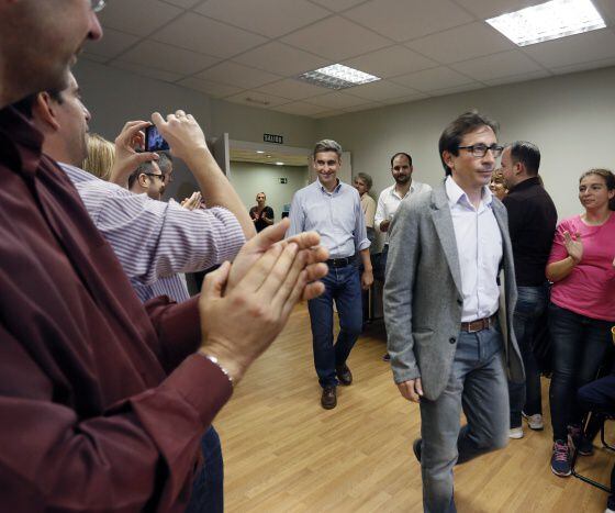 Ramón Marcos, candidato de UPyD a la Comunidad de Madrid, tras la celebración de las primarias de la formación.