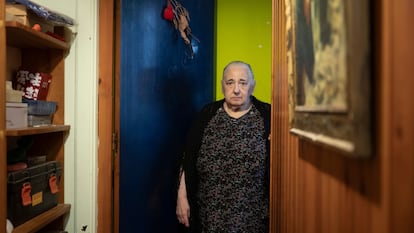 Blanca, la vecina de 78 años de la calle Boters de Barcelona que enfrenta un desahucio.