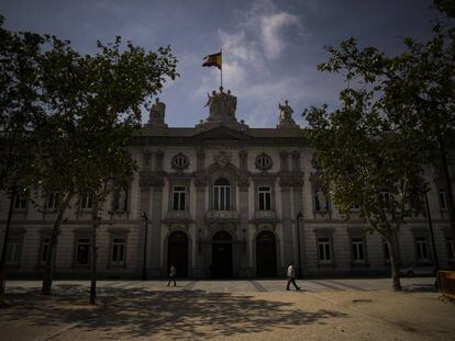 Façana del Tribunal Suprem a Madrid.