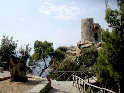 La torre del Verger, a las afueras de Banyalbufar (Mallorca).