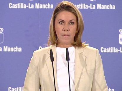 La presidenta de Castilla-La Mancha, María Dolores de Cospedal