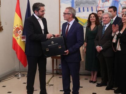 José Guirao recibe la cartera del Ministro de Cultura de Màxim Huerta.