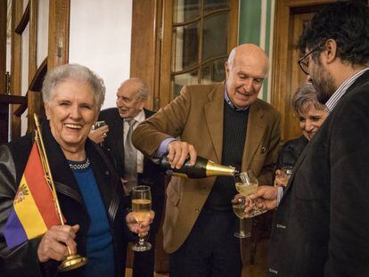 La celebración en el Ateneo Español, en Ciudad de México.