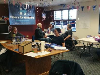 La sede del Partido Dem&oacute;crata en Billings (Montana).