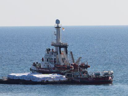 El barco 'Open Arms' de la ONG homónima salía este 12 de marzo del puerto chipriota de Lárnaca.