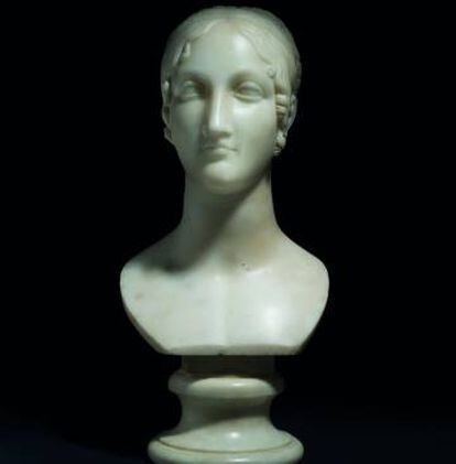 Busto de mármol de 'Lucrecia de Este' (1821) de Antonio Canova, vendido por 2 millones de euros. |