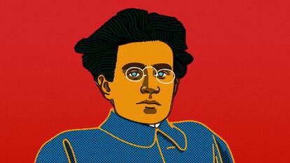 Retrato del filósofo Antonio Gramsci.