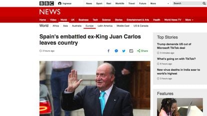 “Es una salida humillante para un rey que parecía que iba a pasar a la historia como el líder que guio a España de la dictadura a la democracia tras la muerte de Franco en 1975”, argumenta el corresponsal de la BBC, Nick Beake.