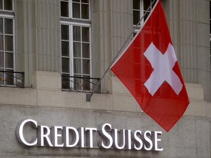 Un edificio de Credit Suisse, en Berna.